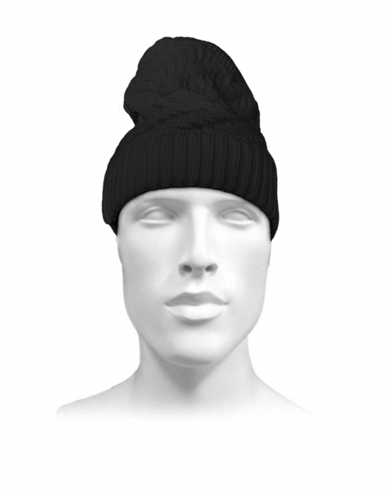 Unisex acrylic  self Designer Cap black
